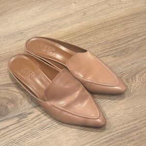 Franco Sarto Women's Sela Brown Leather Mules